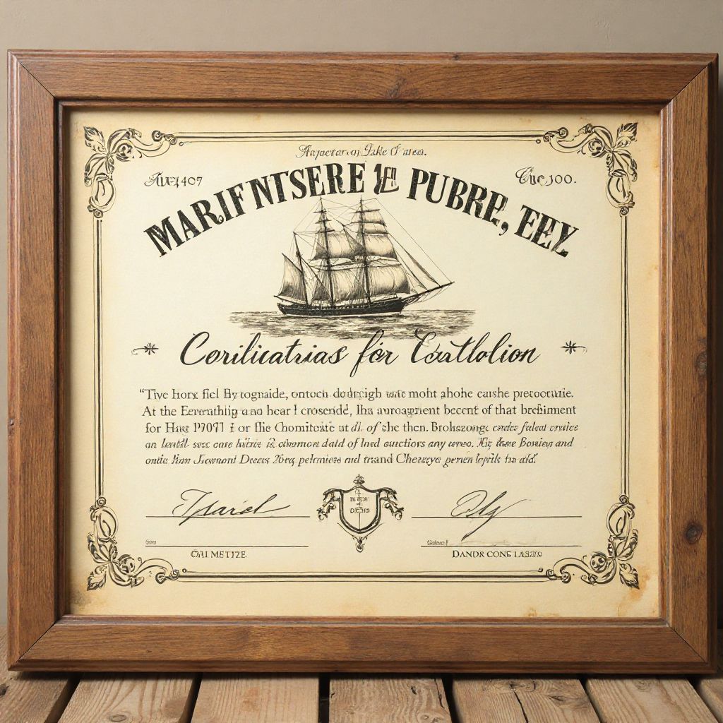 Maritime Heritage Preservation Award